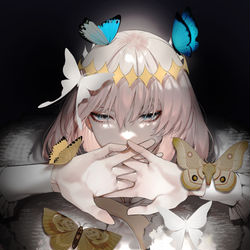 This is a pixiv picture whose title is Pretender.