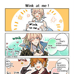 This is a pixiv picture whose title is 原神LOG（English version）.