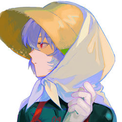 This is a pixiv picture whose title is アヤナミ.