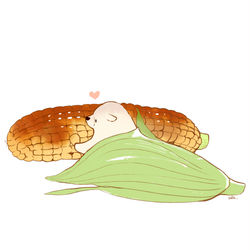 This is a pixiv picture whose title is 焼きとうもろこし.