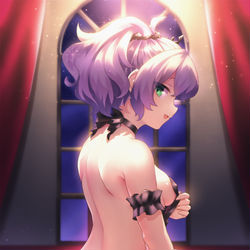 This is a pixiv picture whose title is ４周年ジャベリン.