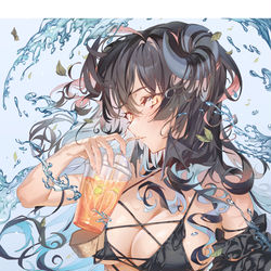 This is a pixiv picture whose title is スパークリング.