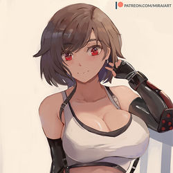 This is a pixiv picture whose title is 【Final Fantasy 7】Tifa | ティファ.