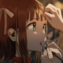 This is a pixiv picture whose title is もうすぐ幕が上がる.