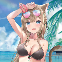 This is a pixiv picture whose title is 夏ミコちゃん！.