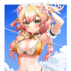 This is a pixiv picture whose title is 【ホロ絵100枚】51日目～60日目.