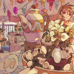 This is a pixiv picture whose title is それでも世界は回っている.