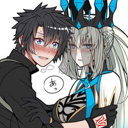 This is a pixiv picture whose title is ぐだモル.