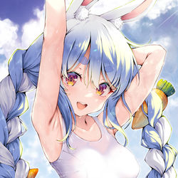This is a pixiv picture whose title is 白スクぺこー.