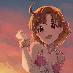 This is a pixiv picture whose title is 矢吹可奈.