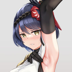This is a pixiv picture whose title is Kujou Sara.