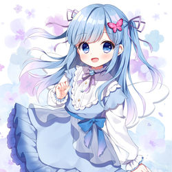 This is a pixiv picture whose title is 瑠璃野ねもちゃん.
