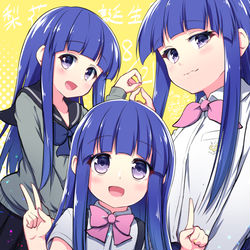 This is a pixiv picture whose title is 梨花ちゃん誕生日おめでとう2021.