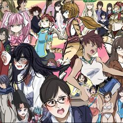 This is a pixiv picture whose title is 最近の女の子キャラ。.