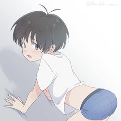 This is a pixiv picture whose title is おしり.