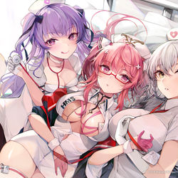 This is a pixiv picture whose title is アズールレーンEN版3周年記念.