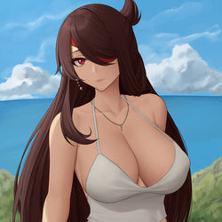 This is a pixiv picture whose title is [原神] 北斗 / Beidou.