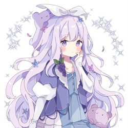 This is a pixiv picture whose title is 🍇.