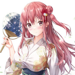 This is a pixiv picture whose title is 浴衣.