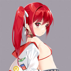 This is a pixiv picture whose title is あなたが私のサポート役？ なんか頼りないわね.
