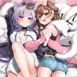 This is a pixiv picture whose title is 【ホロ絵100枚】61日目～70日目.