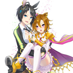 This is a pixiv picture whose title is お姫様抱っこフジオペ.