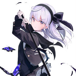 This is a pixiv picture whose title is 愛刀・小紫裂き.