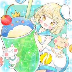 This is a pixiv picture whose title is しゅわしゅわサマー.