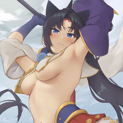 This is a pixiv picture whose title is うしわかまる.