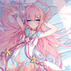 This is a pixiv picture whose title is 珊瑚色日出.