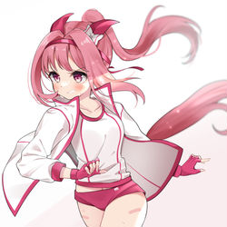 This is a pixiv picture whose title is ハルウララ.
