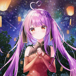 This is a pixiv picture whose title is 乙女音誕生日お祝いイラスト.