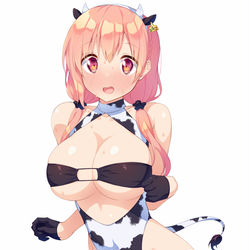 This is a pixiv picture whose title is ウシコス×桜木ひな子.