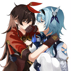 This is a pixiv picture whose title is 🔥❄.