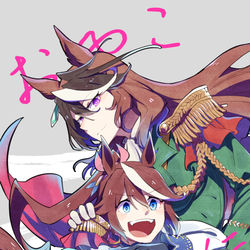 This is a pixiv picture whose title is 親子本サンプル.
