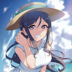 This is a pixiv picture whose title is 果南ちゃん.