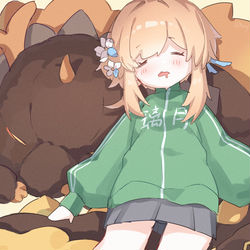 This is a pixiv picture whose title is 睡觉觉.