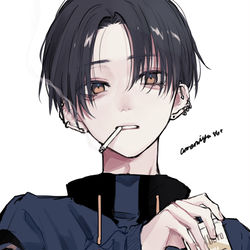 This is a pixiv picture whose title is ⚠︎創作男子まとめ5⚠︎＋アパレル予約開始のお知らせ.