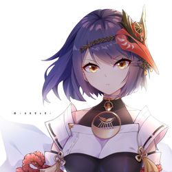 This is a pixiv picture whose title is 九条.