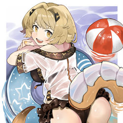 This is a pixiv picture whose title is 泳装vice.