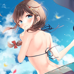 This is a pixiv picture whose title is 新刊サンプル「ナツシグレ」.
