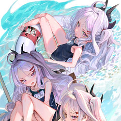 This is a pixiv picture whose title is 水着ヒナ.