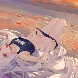 This is a pixiv picture whose title is 水着ヒナ-Part 3.
