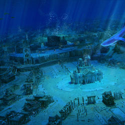 This is a pixiv picture whose title is Diamond the Land of Gem sunken.
