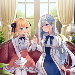 This is a pixiv picture whose title is 転生王女と天才令嬢の魔法革命4.