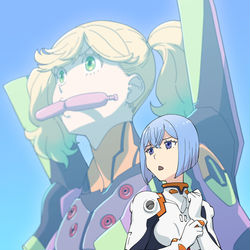 This is a pixiv picture whose title is えう゛ぁんげりおん！！.
