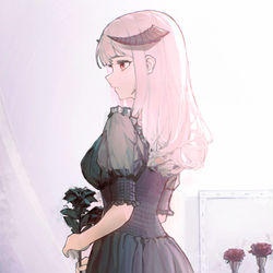 This is a pixiv picture whose title is Black.