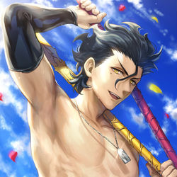 This is a pixiv picture whose title is ディルムッド.