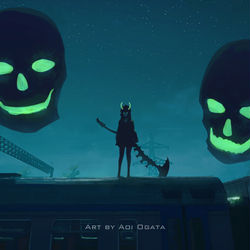 This is a pixiv picture whose title is デッドマスター | Dead master.