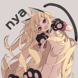 This is a pixiv picture whose title is nya.